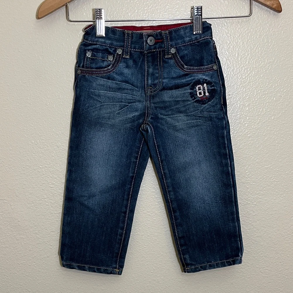 Guess Kids Blue Jeans with Embroidered 81